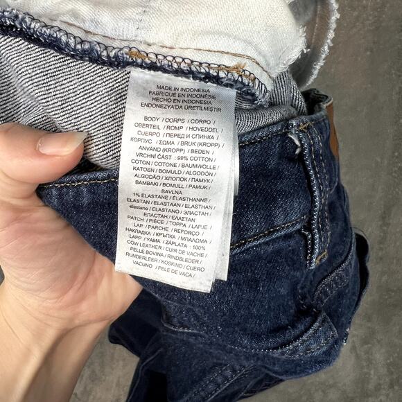 Ralph Lauren Black Label Jeans Womens 12 Straight Leg Dark Wash - Picture 8 of 9